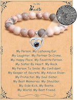 El Regalo 100 Languages I Love You Bracelet - Unique Jewelry for Girlfriend, Bestie, Daughter, Sister for Birthday & Special Occasions (To My Bestie)