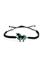 EL REGALO Unisex Kids Black & Green Bangle-Style Bracelet