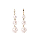 El Regalo Fancy Pearl Earrings- Golden Pearl Tassel Long Statement Earrings for Girls & Women (Pearls Hook Earrings)