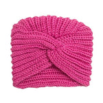 El Regalo 1 PC Baby Winter Unisex Knitted Turban Cap- Knit Warm Winter Caps for Babies/Toddlers/Infants - Girls & Boys (Pink)
