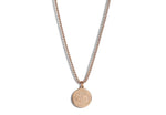 El Regalo AUM OM Pendant Necklace for Men/Boys: Stainless Steel OM Mahadev Damroo Pendant Necklace for Man/Boys (Rose Gold OM)