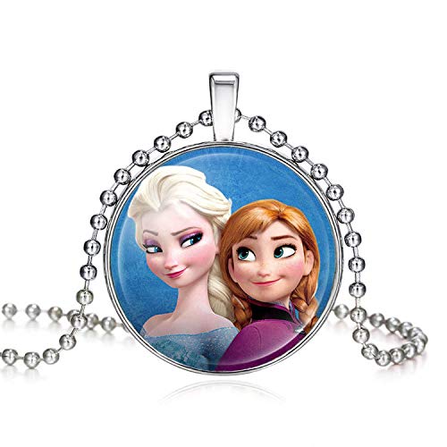El Regalo Little Girls Princess Pendant Necklace Jewelry: A Gift for Girls (Princess El-sa Ana)
