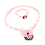 El Regalo Frozn El-sa Princess Necklace & Bracelet Jewelry Set for Kids | Frozn Accessories - Princess Necklace & Bracelet Kids Girl Jewelry Set