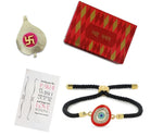 El Regalo Golden Evil Eye Charms Unisex Bracelet for All- Fancy Evil Eye Rope Adjustable Bracelet for Kids/Girls/Boys/Men/Women (Red Evil Eye Bracelet)