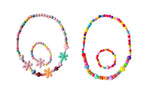 El Regalo 2 Sets Kids Girls Jewelry Sets - Kids Beads Necklace & Bracelets (Option-2) Multicolor
