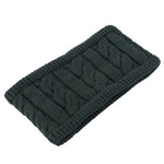 El Regalo 1 PC Winter Knitted Fleece Warm Unisex Headbands for Men & Women- Ear Warmer Headband Hair Band Wool Head Wraps Winter Unisex Ear Warmers (Grey)