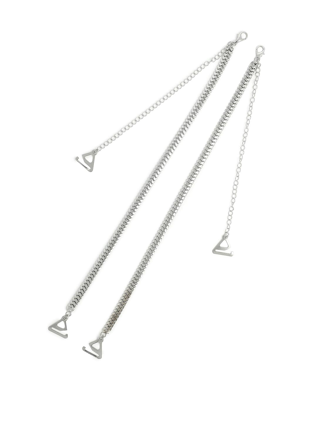 El Regalo Silver-Toned Bra Strap Extenders