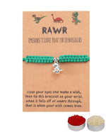 El Regalo Cute Rakhi for Brother- Fancy Tyrannosaurus Dinosaur Bracelet Rakhi for Bhai with Roli Chawal, Rakhi Message Card in Rakhi Gift Box (Green)