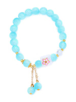 El Regalo Dreamy Gradient Colorful Beaded Bracelets with Cute Charms for Girls & Women (Style-2)