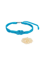 El Regalo Handmade Infinity Rakhi for Brother | Elegant Traditional Thread Rakhi for Raksha Bandhan with Roli Chanwal in Festive Theme Box (Option-2)