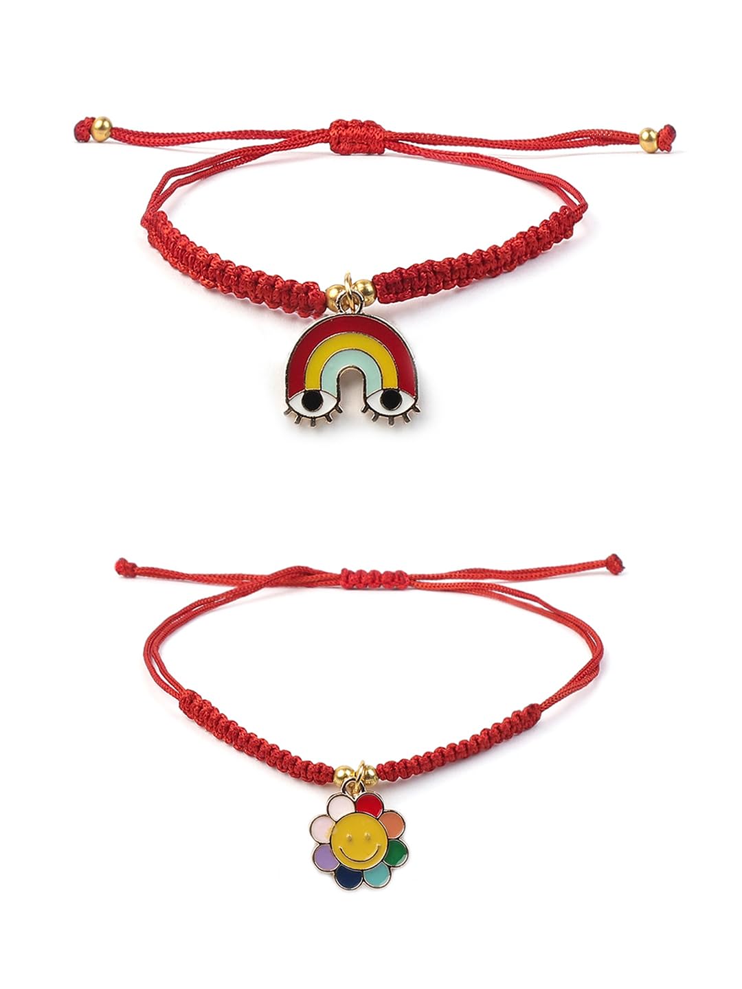 El Regalo Quirky 2PC Sports Rakhi for Kids | 2 Sport Balls Rakhis Combo Set for Brother/Niece/Nephew- Rakhi for Sports Lovers Bhai with Roli-Chawal, Message Card in Rakhi Gift Box (Option-8)