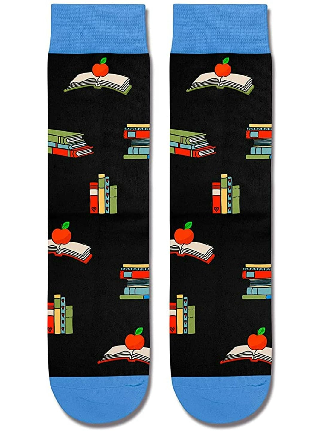 EL REGALO Blue Patterned Calf Length Socks