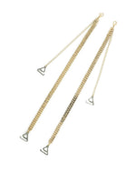 El Regalo Gold Toned Metal Anti Allegric Adjustable Bra Straps