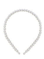 El Regalo Graceful Pearl Beads Decoration Plastic Hair Band for Kids, Girls and Women (White)
