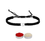 El Regalo Heart Name Initials Letter Minimalist Rakhi for Brother with Roli-Chawal Shagun, Rakhi Message Card in Rakhi Gift Box (C Name Letter)