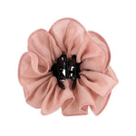El Regalo 1pc Bohemian Large Flower Hair Claw Clip for Women & Girls - Elegant Multi-Layer Floral Shark Clip, Strong Grip Updo Accessory for Festive, Wedding, Party & Regular Use (Pink)