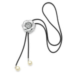 El Regalo 3 in 1 Adjustable Camellia Flower Choker Necklace cum Waist Body Chain for Girls & Women | Multi-Use Fashion Jewelry for Weddings, Parties & Holidays (Silver)