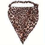 El Regalo Scarf Bandana Headbands for Girls & Women- Elastic Bandanas Triangle Hairband Boho Scarf Headband Headwear Hair Accessory (Option-3, One Size)