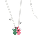 El Regalo Best Friend Forever 2Pcs-Split Magnetic Matching Bff Pendant Necklaces Set- Unicorns, Whales, Koalas Pendant Friendship Necklaces For Girls (Koala Bff Necklace)