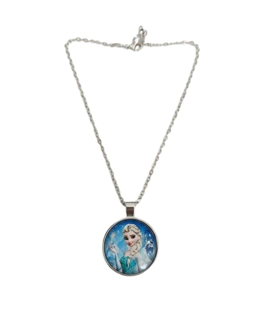 El Regalo Enchanted Tales Princess Pendant Necklace for Girls & Toddlers - Magical Character Jewelry for Birthdays, Parties & Gifting (Style-24)