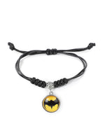 El Regalo Kids Superhero/Cartoon Character Unisex Bracelets for Girls & Boys (Black Batman)
