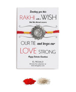 El Regalo OM Ganesha Rakhi for Brother/Bhai/Bhaiya- Auspicious OM/Aum, Swatik, Ganesha Rakhi with Shagun, Rakhi Message Card in Rakhi Gift Box (OM Rakhi)