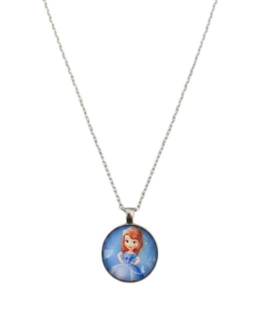 El Regalo Enchanted Tales Princess Pendant Necklace for Girls & Toddlers - Magical Character Jewelry for Birthdays, Parties & Gifting (Style-22)