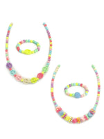 El Regalo 4 PCs Cute Kids Girls Jewelry Combo Sets - Kids Beads 2 Necklace & 2 Bracelets Jewelry Sets for Girls & Toddlers (Option- 4)