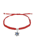 El Regalo Unisex Minimalist Evil Eye Bracelets - Simple & Elegant Designs in Butterfly, Hamsa Hand, and Evil Eye Charm (Star Evil Eye)