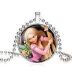 El Regalo Girls Princess Pendant Necklace Jewelry (Pink Princess)