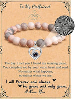 El Regalo 100 Languages I Love You Bracelet - Unique Jewelry for Girlfriend, Bestie, Daughter, Sister for Birthday & Special Occasions (To My Girlfriend)