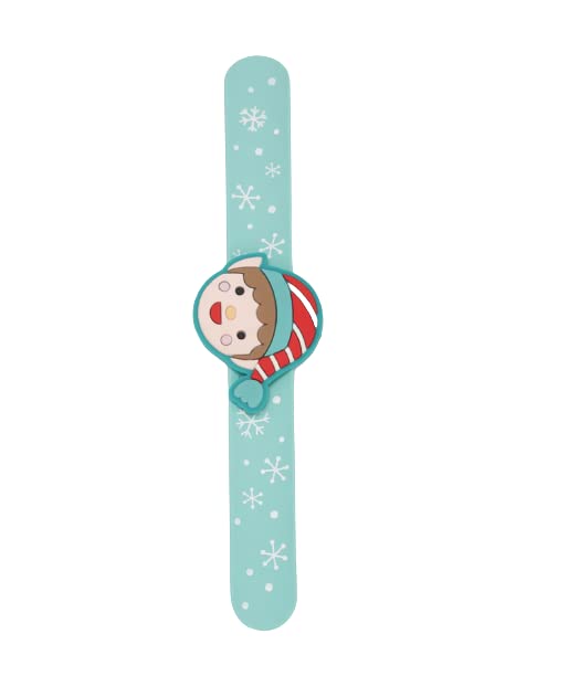 El Regalo 1 PC Slap Band for Kids: Christmas Santa, Elf, Unicorn, Butterfly, Dinosaur, Koala, angel Wing Heart- Gift for Kids on Christmas/Birthday/Return Gift Party Favor (Elf Slap Band)