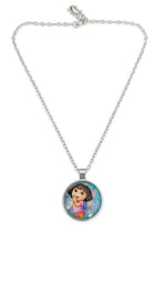 El Regalo Enchanted Tales Princess Pendant Necklace for Girls & Toddlers - Magical Character Jewelry for Birthdays, Parties & Gifting (Style-20)
