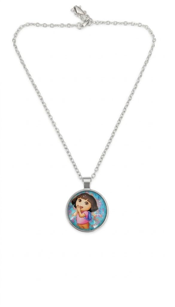 El Regalo Enchanted Tales Princess Pendant Necklace for Girls & Toddlers - Magical Character Jewelry for Birthdays, Parties & Gifting (Style-20)