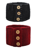 EL REGALO Women Pack Of 2 Knitted Chill Wrap Headbands