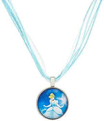 El Regalo Multicolour Organza Cord, Alloy Cute and Princess Jewelry Sofiya, Cindrealla, Bella, Frozn, El-sa, Ana and Olaf Christmas Pendant Necklace for Girls
