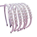 El Regalo Pearl Beads Decoration Plastic Hair Band for Kids, Girls and Women (Bunch of Pearls Flowers Hairband)