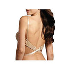 El Regalo Women's Adjustable 2 Hook Bra Extender Strap/Bra Converter for Backless or Low Back Dresses (Beige)