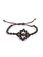 El Regalo Natural Gemstone Tiger Eye Anklet for Girls & Women | Bohemian Style Tiger Eye Adjustable Anklet/Bracelet/Armlet for Girls & Women
