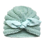 El Regalo Kid's Wool Cap (Pack Of 1) (Earheadband_Light Sea Green_0 Months-6 Months)