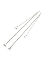 El Regalo Women Silver-Toned Stone-Studded Bra Straps