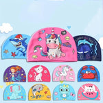 El Regalo 1PC Cute Cartoons/Animal Printed Kids/Babies Swimming Cap (1-6 Years Old) Comfortable Breathable Polyester Fabric Swimming Caps (Not Waterproof) (Pony Swimming Cap)
