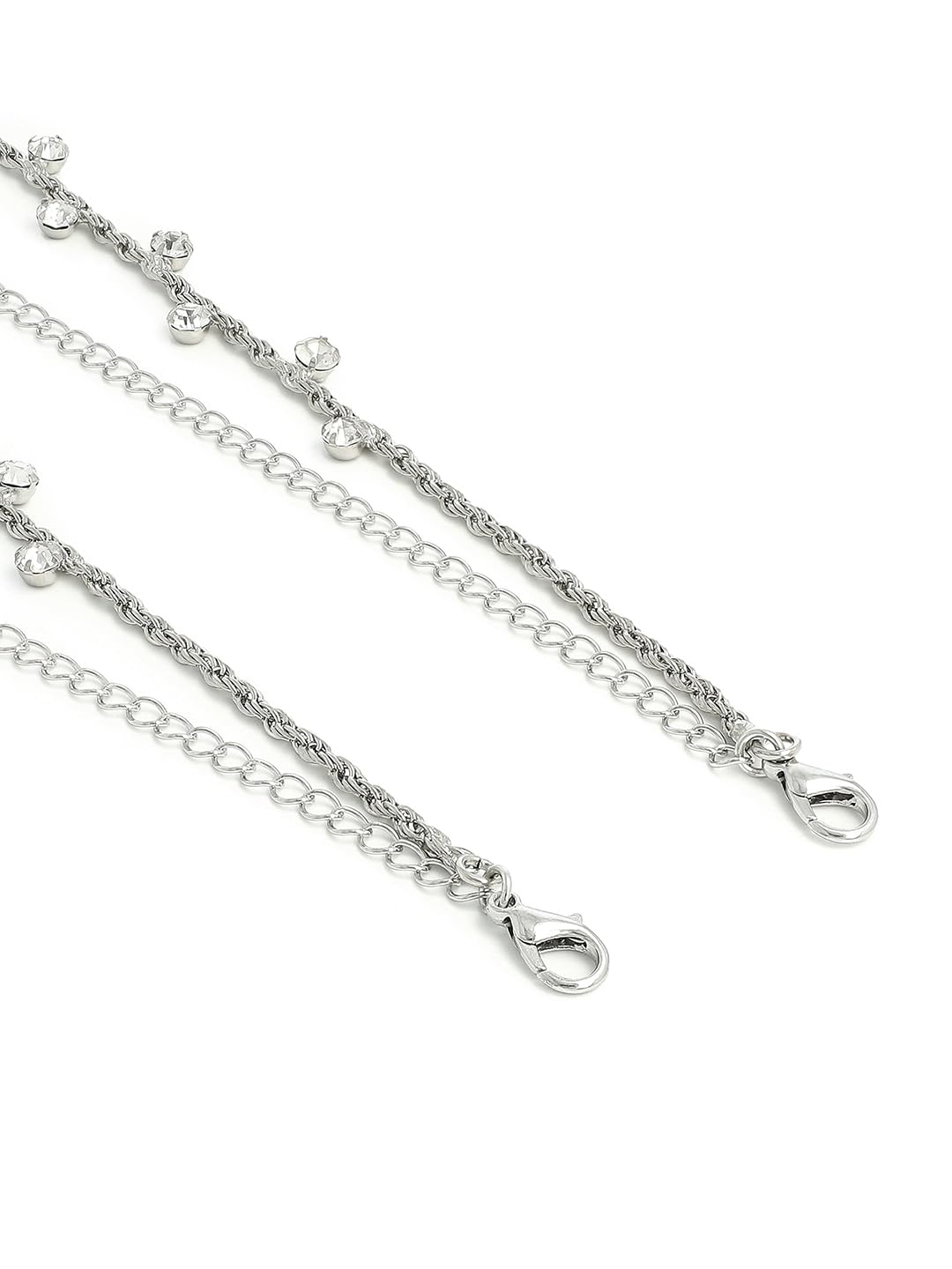 El Regalo Silver-Toned Bra Straps