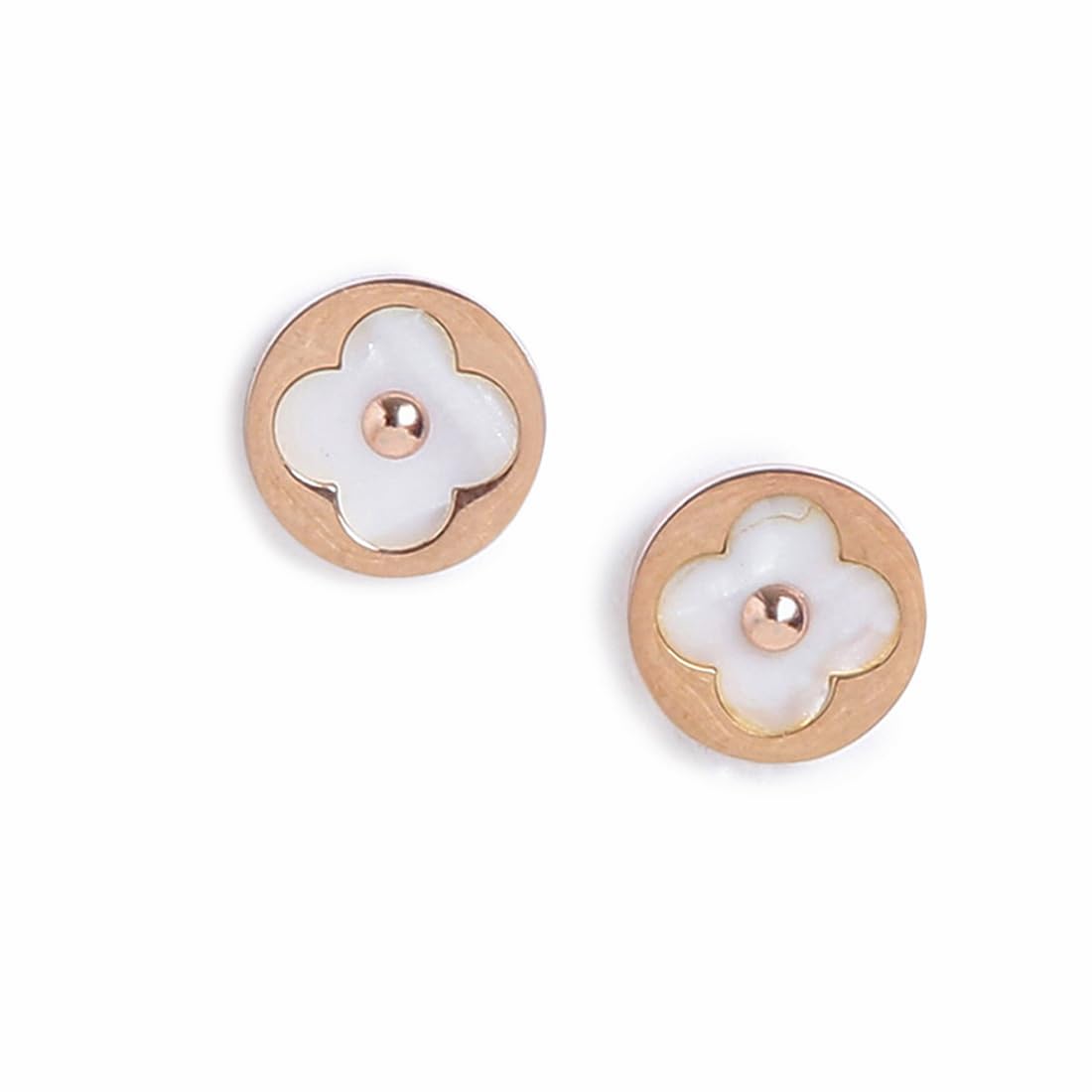 El Regalo 3 Pairs Stainless Steel Ati Tarnish Earrings Set - NO RUST Earrings Combo - Cartilage Surgical Earrings for Women/Girls (Style-10)