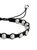 El Regalo 1 PC Boho Macrame Adjustable Oxidized German Silver Bead Nazabattu Anklet for Girls & Women- 1 Leg Bohemian Tribal Thread Anklet (Oxidized Round Beads Anklet)