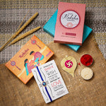 El Regalo 1PC Evil Eye Rakhi for Bhai/Bhabhi/Bhai/Bhatija/Bhatiji- Fancy Evil Eye Rakhi with Roli Chanwal, Rakhi Card in Rakhi Gift Box (Option-1)