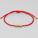 El Regalo 1 PC Feng Shui Handmade String Bracelet - Tibetan Unisex design for Girls/Boys/Men & Women (Red String Bracelet)