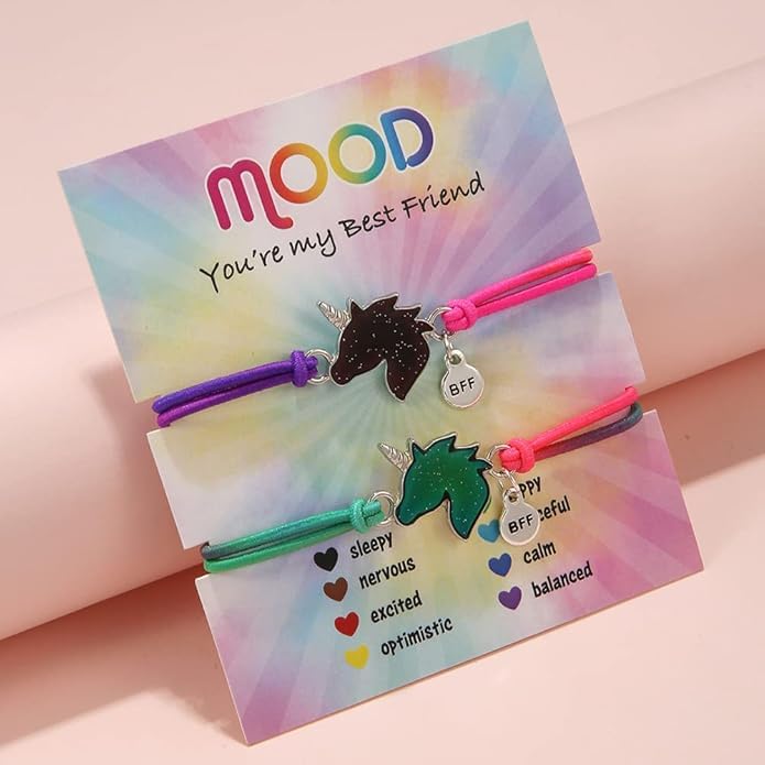 El Regalo 2PCs Fancy Kids Rakhi Combo Set for Brother/Niece/Nephew- Kids Dinosaur/Unicorn Colorful Rakhi Set with Roli Chawal in Rakhi Gift Box (2 Unicorn Bracelet Rakhis)