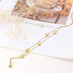 El Regalo 1 Leg Stainless Steel Butterfly Chain Anklet- Anti-Tarnish/Waterproof Fashionable Butterfly Anklets for Girls & Women (Style-3)