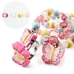 El Regalo Butterfly Girls Jewelry Set- Cute Princess Butterfly Necklace, Bracelet & Ring Jewelry Set for Kids/Toddlers